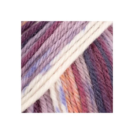 Sista chansen Drops Fiesta Garn Print 15 Purple Rain