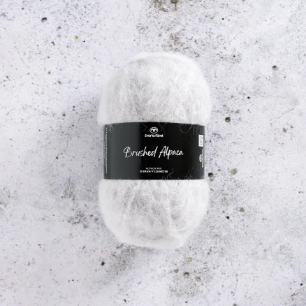 Svarta Fåret Brushed Alpaca Garn 13 Pastell Lila Handla nu