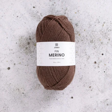 Järbo Fine Merino Garn 322 Brunt Trä Köp online