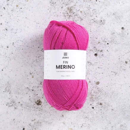 Endast denna vecka Järbo Fine Merino Garn 320 Rosa Rädisa