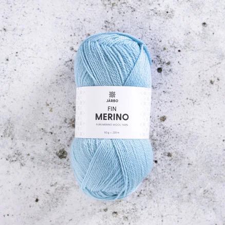 Järbo Fine Merino Garn 314 Blå Horisont Begränsat erbjudande