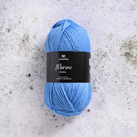 Svarta Fåret Merino Mini Garn 111 Vågor Endast idag