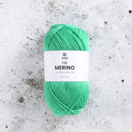 Järbo Fine Merino Garn 312 Grön Lav Rabatt