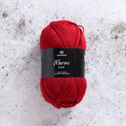 Svarta Fåret Merino Mini Garn 121 Ruby Rapture Lågt pris