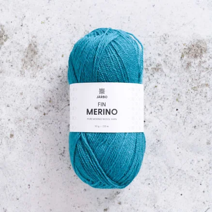 Järbo Fine Merino Garn 304 Påfågel Begränsat erbjudande