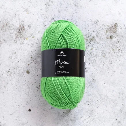 Reapris Svarta Fåret Merino Mini Garn 113 Grön Parakit