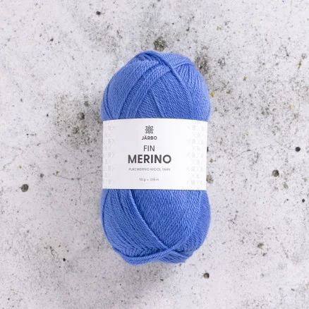 Begränsat antal Järbo Fine Merino Garn 315 Blå Riddarsporre