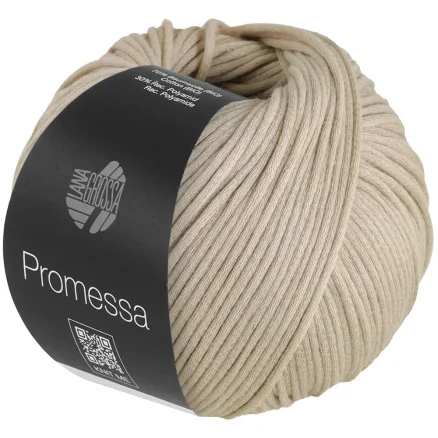 Lana Grossa Promessa Garn 15 Grå-Beige Beställ nu
