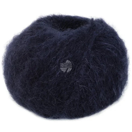 Lana Grossa Mohair Moda Garn 05 Nattblå Expressleverans