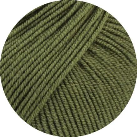 Lana Grossa Cool Wool Seta Garn 06 Mossgrön Köp online