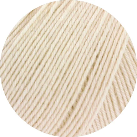 Lana Grossa Meilenweit 100 SETA-garn 030 Ljusbeige Premium