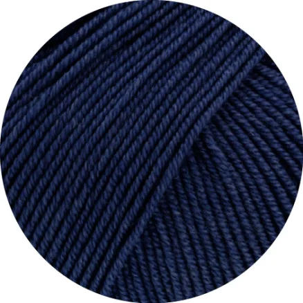 Bästa pris Lana Grossa Cool Wool Seta Garn 04 Midnattsblå