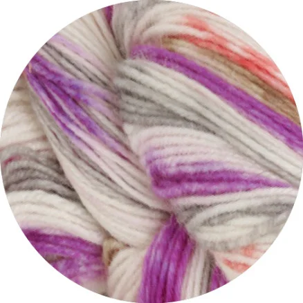 Lägg i varukorgen Lana Grossa Meilenweit 100 Merino Handfärgat Rainbow Garn 7013