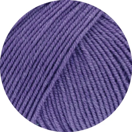 Snabb frakt Lana Grossa Cool Wool Seta Garn 12 Violett