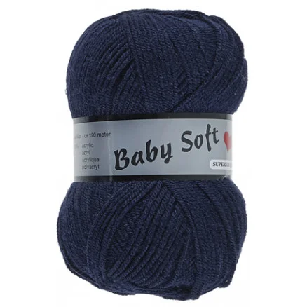 Lågt pris Lammy Baby Soft Garn 890 Mörkblå