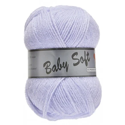 Kundfavorit Lammy Baby Soft Garn 063 Ljuslila