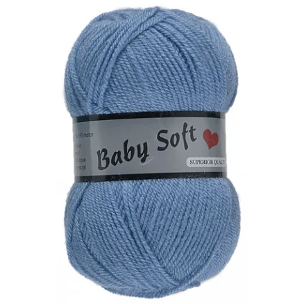 Begränsat erbjudande Lammy Baby Soft Garn 040 Blå
