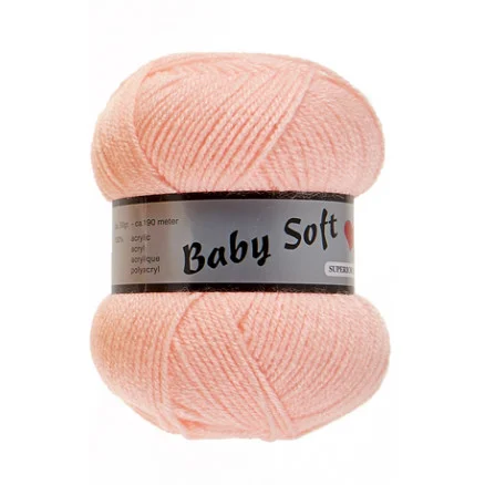 Fri frakt Lammy Baby Soft Garn 214 Persika