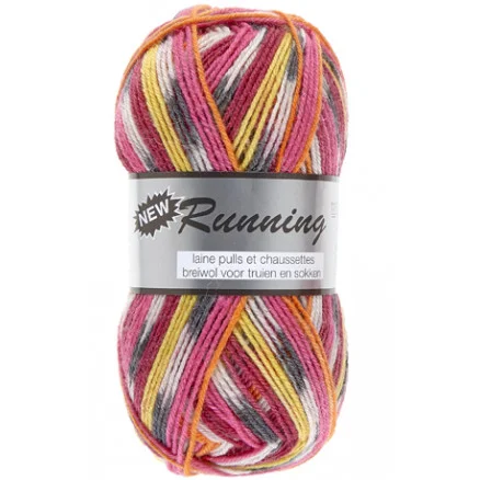 Populärt val Lammy Yarns New Running Garn Multi 418