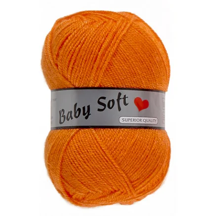 Begränsat erbjudande Lammy Baby Soft Garn 041 Orange