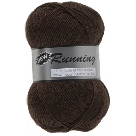 Fri frakt Lammy Yarns New Running Garn Unicolor 110