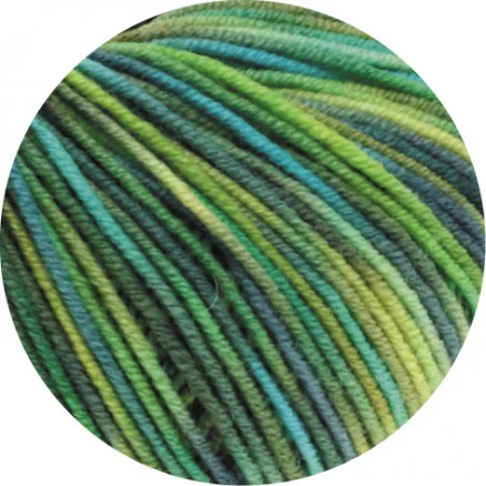 Lana Grossa Garn Cool Wool Print 784 Kampanjpris