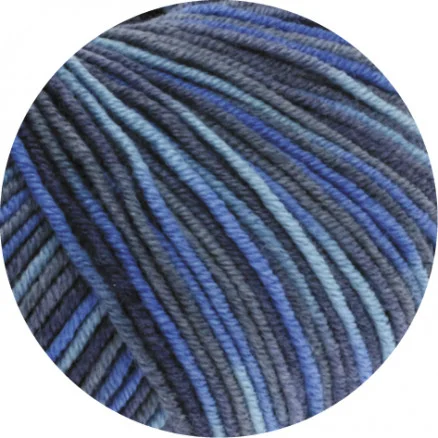 Lana Grossa Cool Wool Print Garn 716 Nyhet