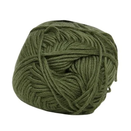 Billig Hjertegarn Bommix Bamboo Garn Färg 7150 Armégrön