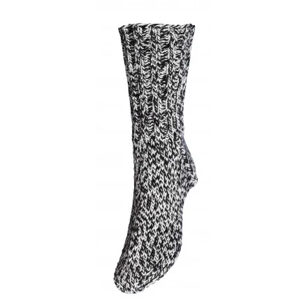 Outlet Järbo Raggi Strumpgarn 1568 Svart/Vit Print