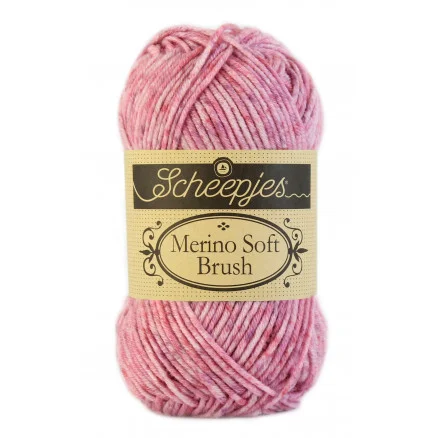Sänkt pris Scheepjes Merino Soft Brush Garn Print 256 van Dyck