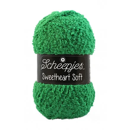 Scheepjes Sweetheart Soft Garn Unicolor 23 Grön Trygg betalning