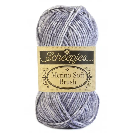 Rea Scheepjes Merino Soft Brush Garn Print 253 Potter