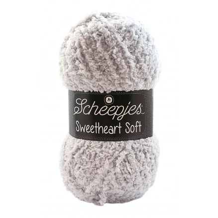 Scheepjes Sweetheart Soft Garn Unicolor 19 Ljus Gråbrun Snabb leverans