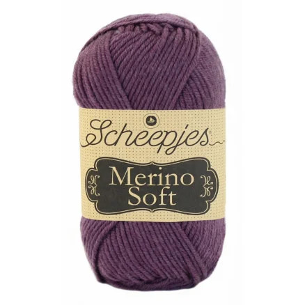 Populär Scheepjes Merino Soft Garn Unicolor 637 Seurat