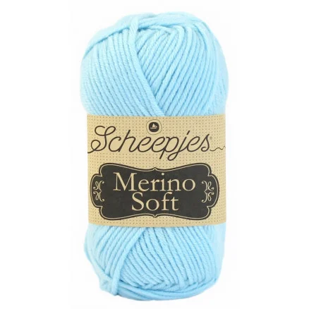 Erbjudande Scheepjes Merino Soft Garn Unicolor 614 Magritte