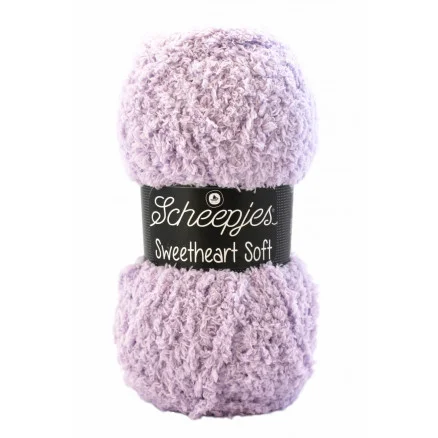 Beställ idag Scheepjes Sweetheart Soft Garn Unicolor 13 Lila