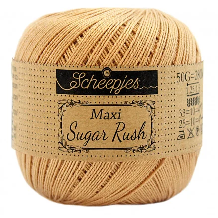 Scheepjes Maxi Sugar Rush Garn Unicolor 179 Tropaz Billigare