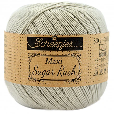 Scheepjes Maxi Sugar Rush Garn Unicolor 248 Champagne Endast idag
