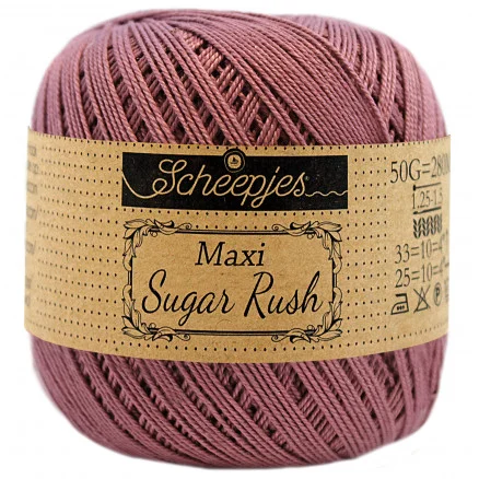 Lågt pris Scheepjes Maxi Sugar Rush Garn Unicolor 240 Amethyst