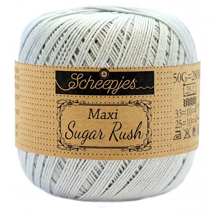 Scheepjes Maxi Sugar Rush Garn Unicolor 509 Baby Blue Bästa pris