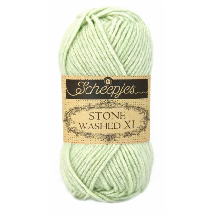 Kundfavorit Scheepjes Stone Washed XL Garn Mix 859 New Jade