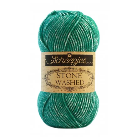 Scheepjes Stone Washed Garn Mix 825 Malachite Billigare