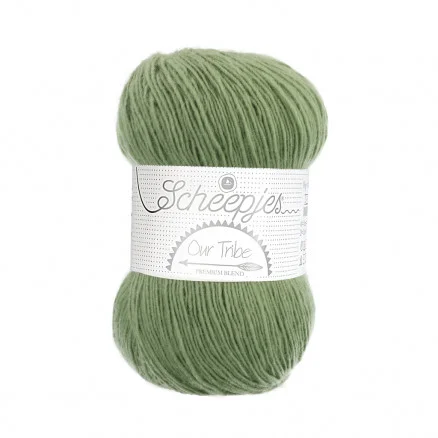 Scheepjes Our Tribe Garn Unicolor 879 Olive Wreath Outlet