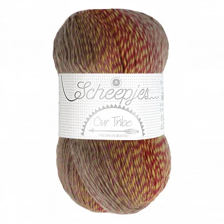Snabb frakt Scheepjes Our Tribe Garn Print 961 50 Shades of 4ply