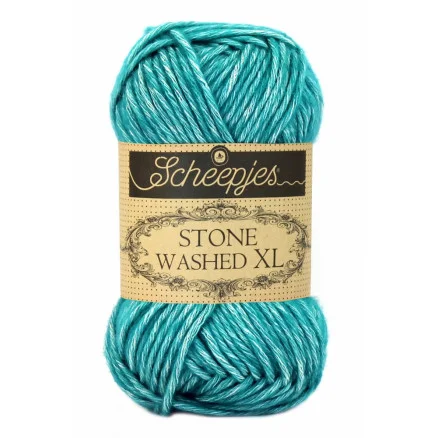 Scheepjes Stone Washed XL Garn Mix 855 Green Agate Populärt val