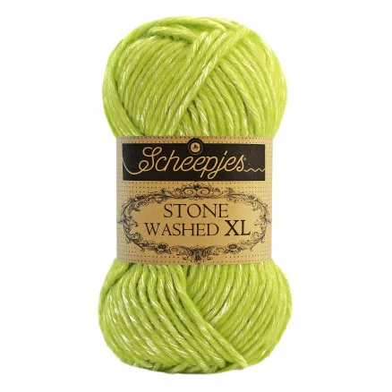 Expressleverans Scheepjes Stone Washed XL Garn Mix 867 Peridot