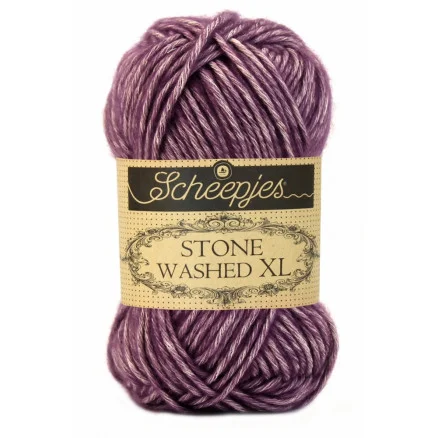 Scheepjes Stone Washed XL Garn Mix 851 Deep Amethyst Nedsatt pris