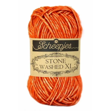 Scheepjes Stone Washed XL Garn Mix 856 Coral Sista chansen