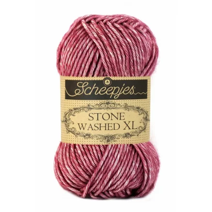 Scheepjes Stone Washed XL Garn Mix 848 Corundum Ruby Trygg betalning