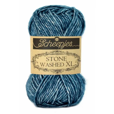 Scheepjes Stone Washed XL Garn Mix 845 Blue Apatite Handla nu